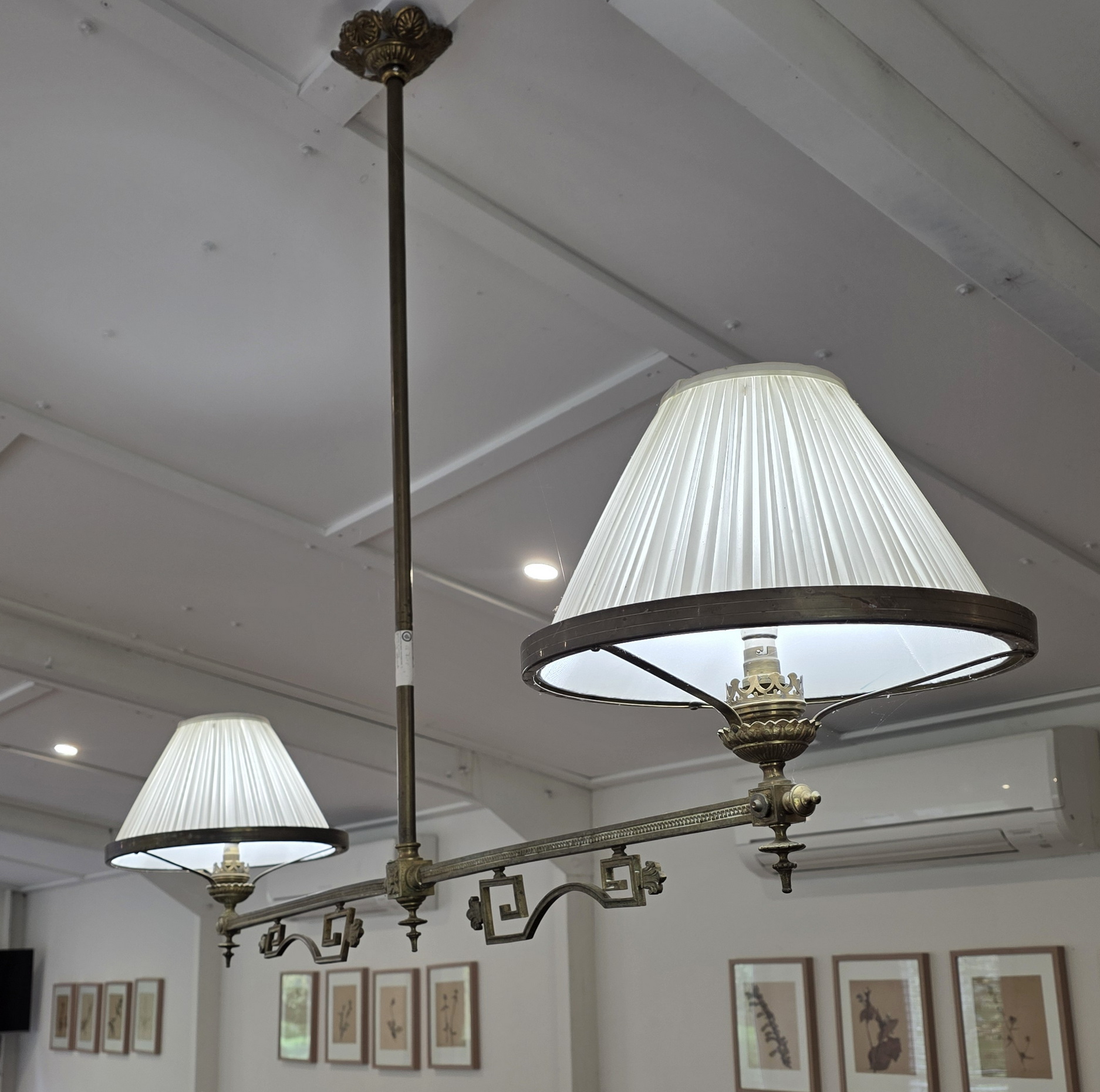 A French Billiard Table Light